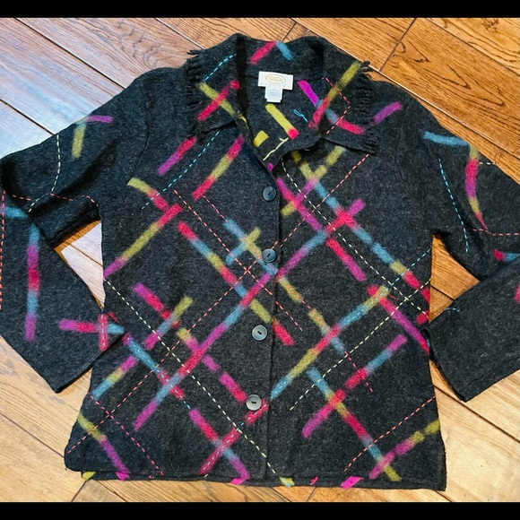 TALBOTS BUTTON UP JACKET SIZE PETITE SMALL - Picture 9 of 10